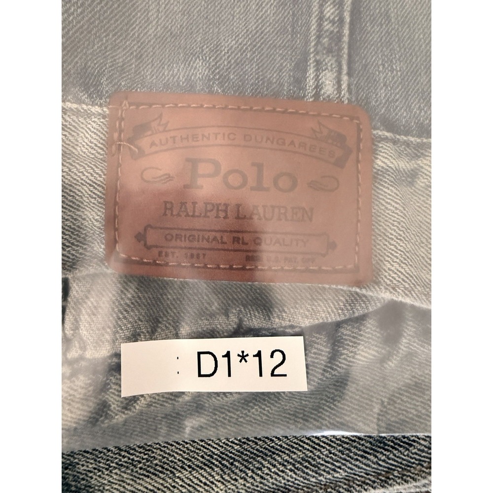 VTG 90s Polo Ralph Lauren Jean Jacket Adult (Large) Blue Denim USA Fabric - Picture 13 of 13